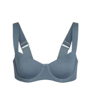 SKIMS Cotton Wide Strap Balconette Bra